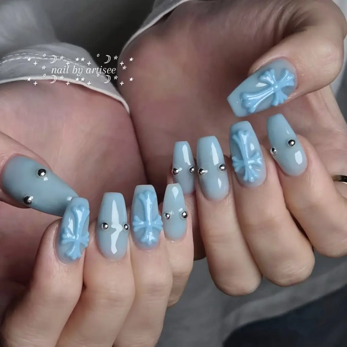 ネイル アートネイル フラワーネイル ジェルネイル キラキラネイル 韓国ネイル ハンドネイル ハンドケア Nova Nail Salonのネイルデザイン
