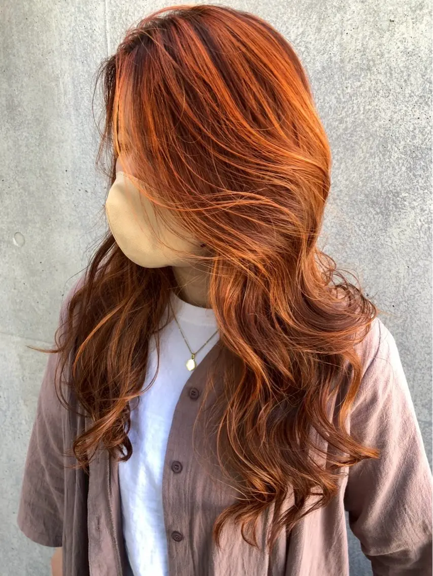 カラー ヘアカラー 🍎ブリーチカラー 🍎KUREA🍎のヘアスタイル