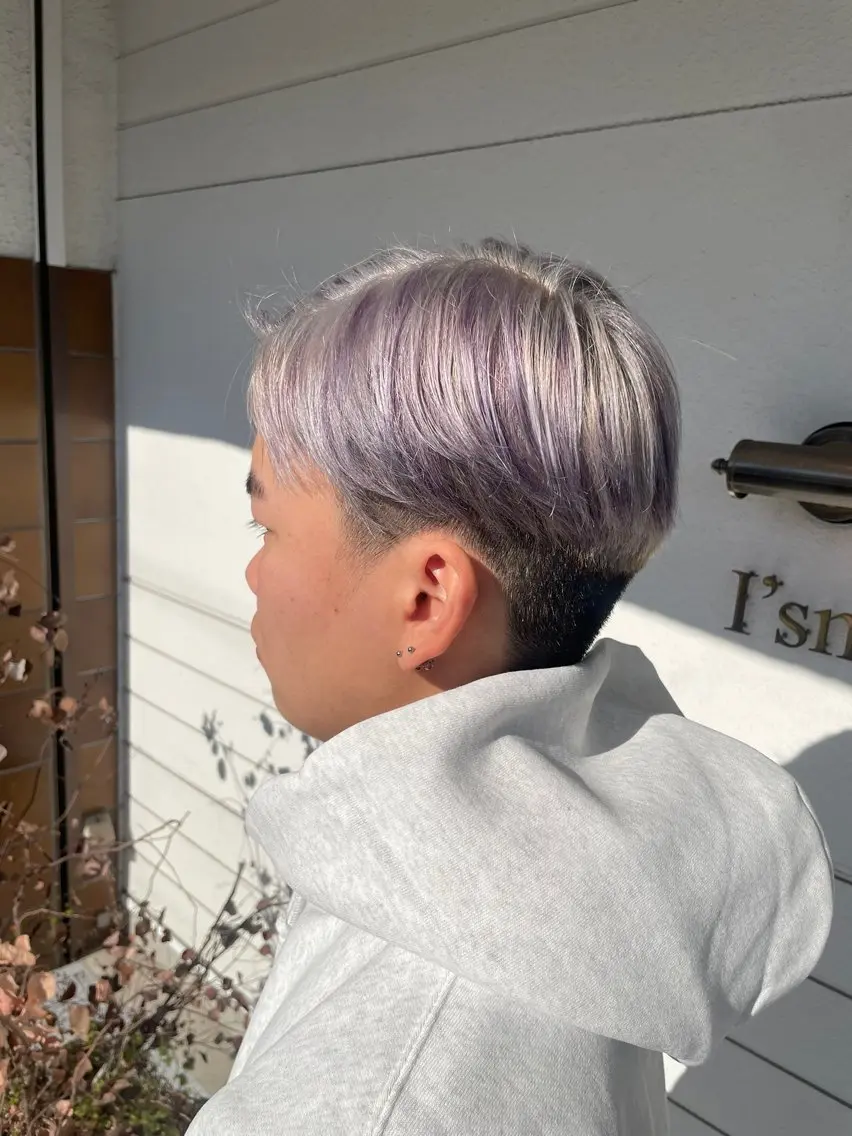 ヘアアレンジ メンズ メンズブリーチ メンズメッシュ カット ヘアカラー 宇野 颯太のヘアスタイル
