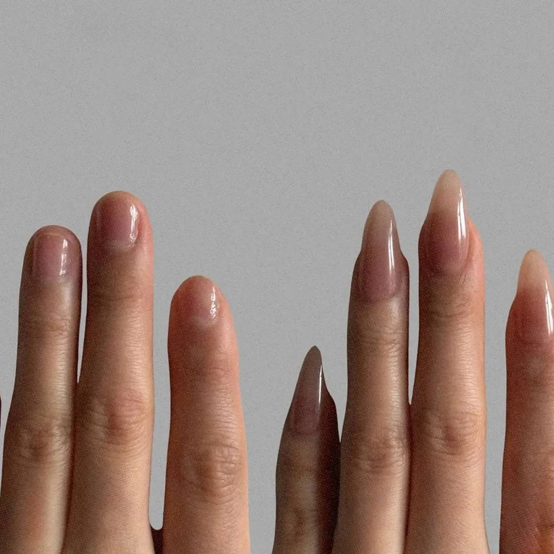 Gel-Xチップ長さ出し+ワンカラー(+スワロパーツ10粒まで)の写真