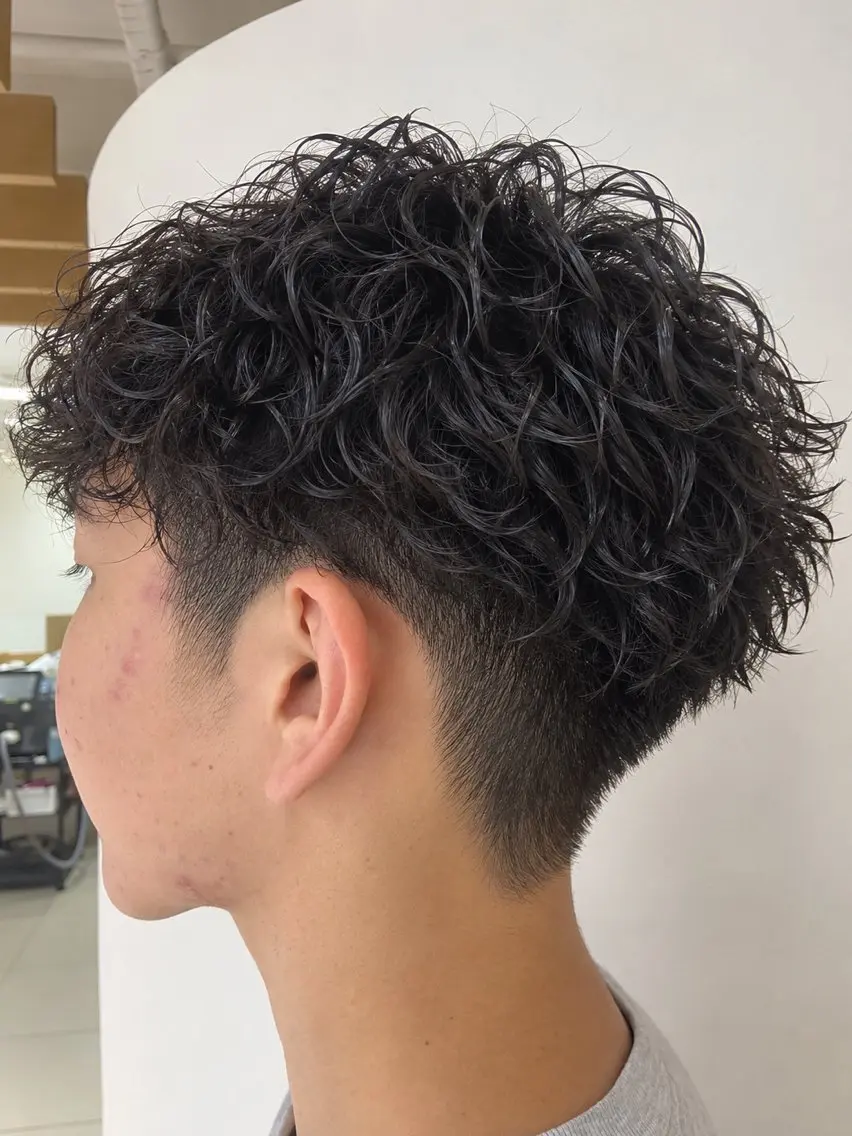 パーマ パーマ メンズ特化/堺/ MOEKAのヘアスタイル
