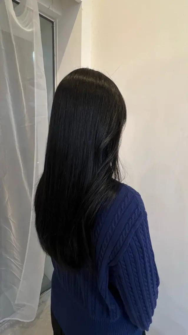 カラー 透明感カラー ヘアカラー Cipre にちかのヘアスタイル