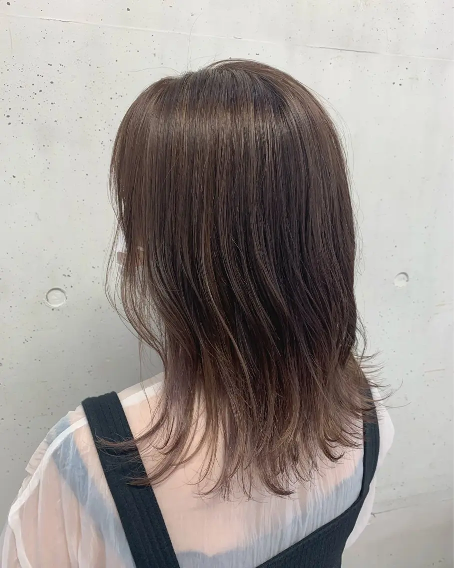 セミロング ハイライト 髪質改善 韓国風ヘア 似合わせカット 服部 哲生のその他イメージ