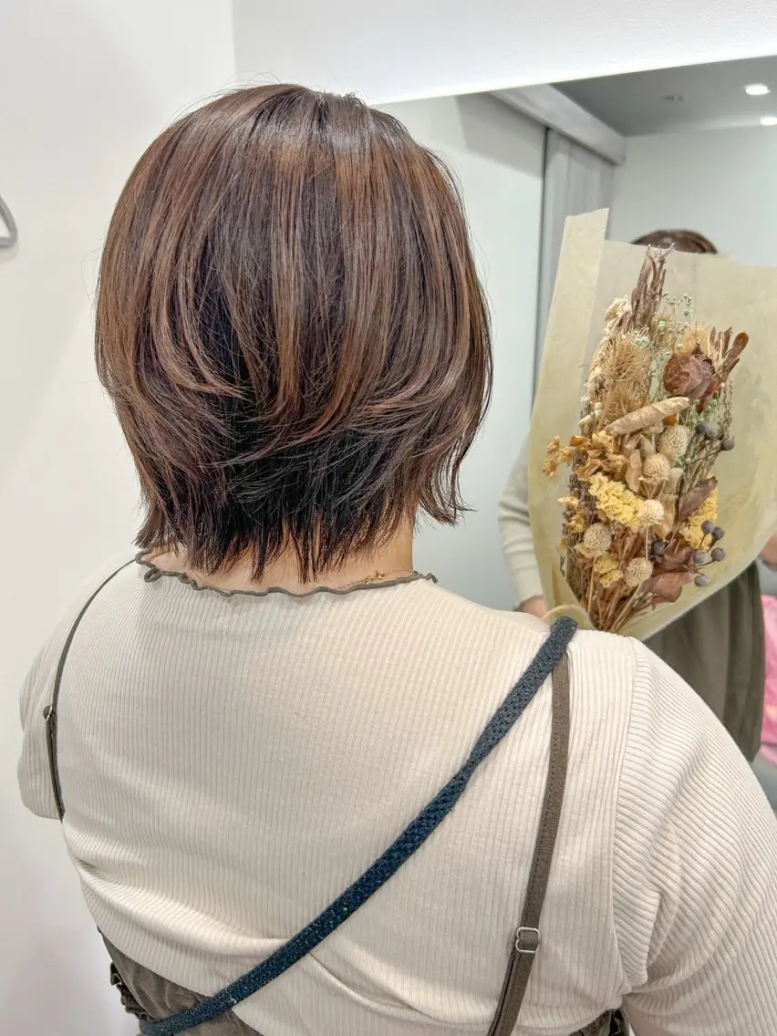 ショート ショートレイヤー レイヤーカット ショートヘア . kiroのヘアスタイル