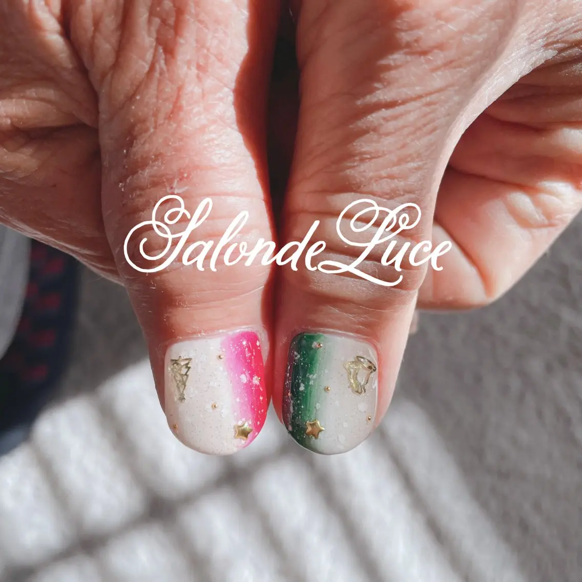 ネイル 冬ネイル クリスマス Salon de Luceのネイルデザイン