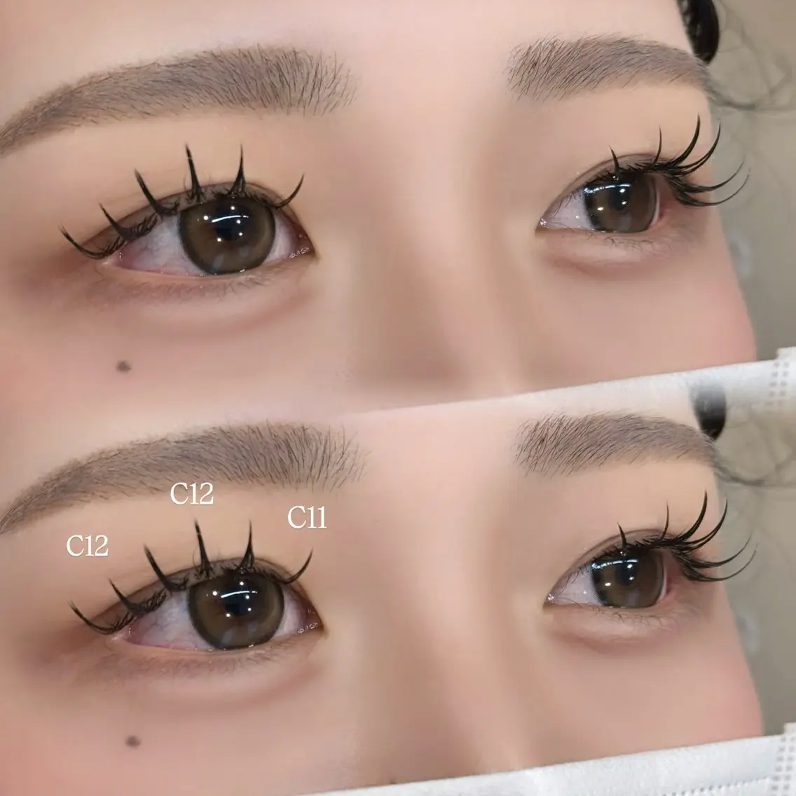 当日限定🎀フラットラッシュ120本🩷束感コーティング付き.*・゚【オフ別途】の写真