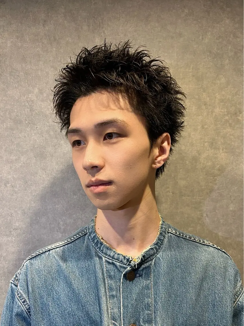 ショート ショートヘア カット トリートメント メンズ特化🔥再現度 高カット/パーマ/元のヘアスタイル