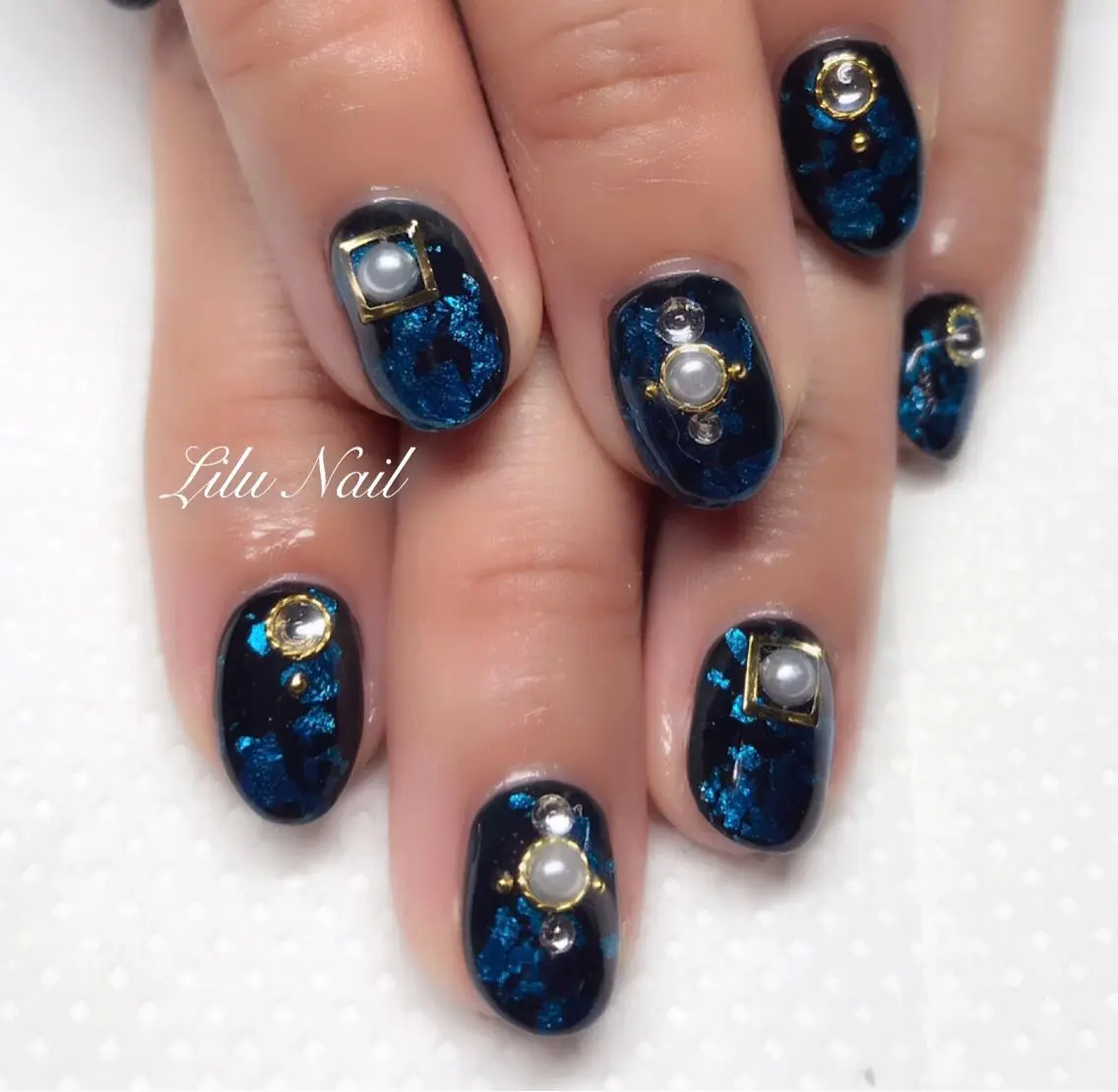 ネイル モチの良さ◉ フィルインネイル♡のネイルデザイン