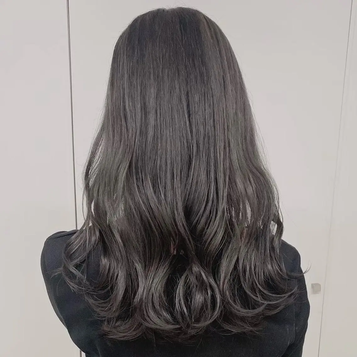 セミロング カラー ヘアカラー 透明感/グレージュ/ ベージュ/るな🪽のヘアスタイル