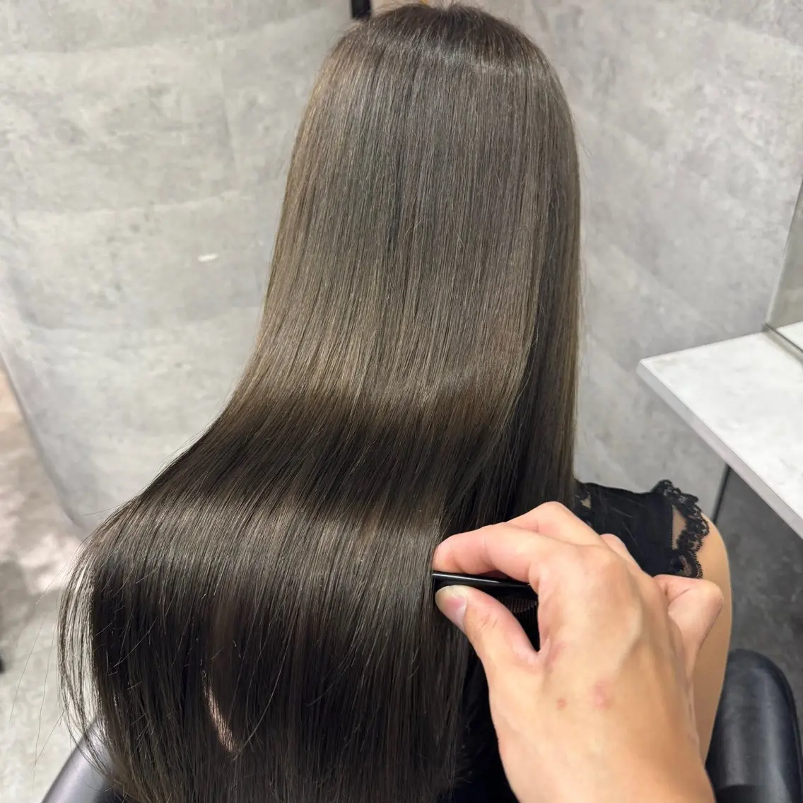 セミロング カラー カット ヘアカラー トリートメント 新宿/顔周りカット/ レイヤー/がっきーのヘアスタイル