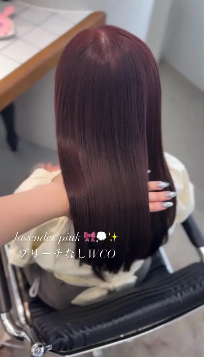 ロング ヘアカラー iroha/名古屋/ 暖色カラー/髪質改善のヘアスタイル