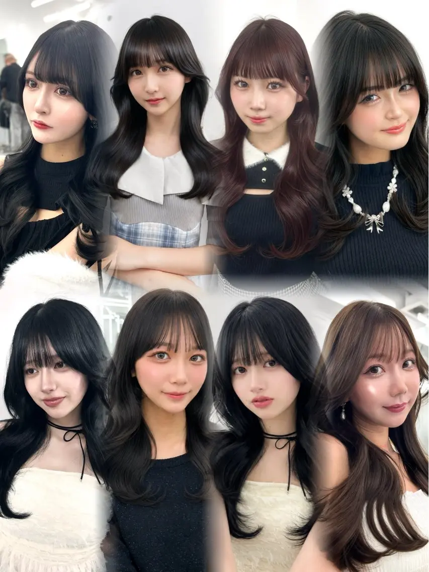 ロング カラー ベージュカラー ブリーチ 透明感カラー くびれヘア 韓国風ヘア カット ヘアカラー トリートメント ヘッドスパ 盛れる顔周り✨韓国 レイヤーkanatoのヘアスタイル