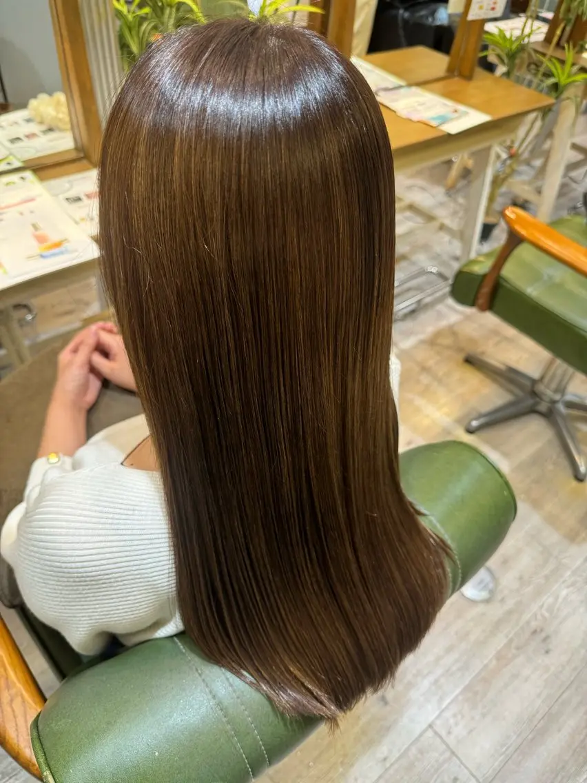 ロング カラー カット ヘアカラー 🦋ふくい あやの🦋のヘアスタイル