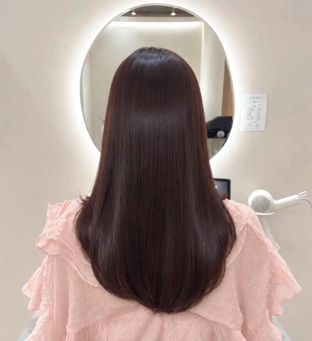 セミロング Zina千葉2nd _hikari🤍のヘアスタイル