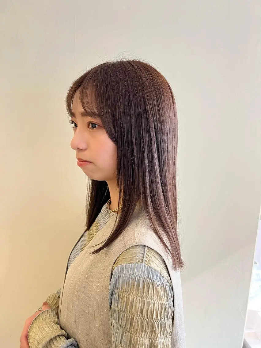 🤍来店2​〜​3回目限定🤍似合わせカット＋プレミアムカラー＋シェルパトリートメント🫧の写真
