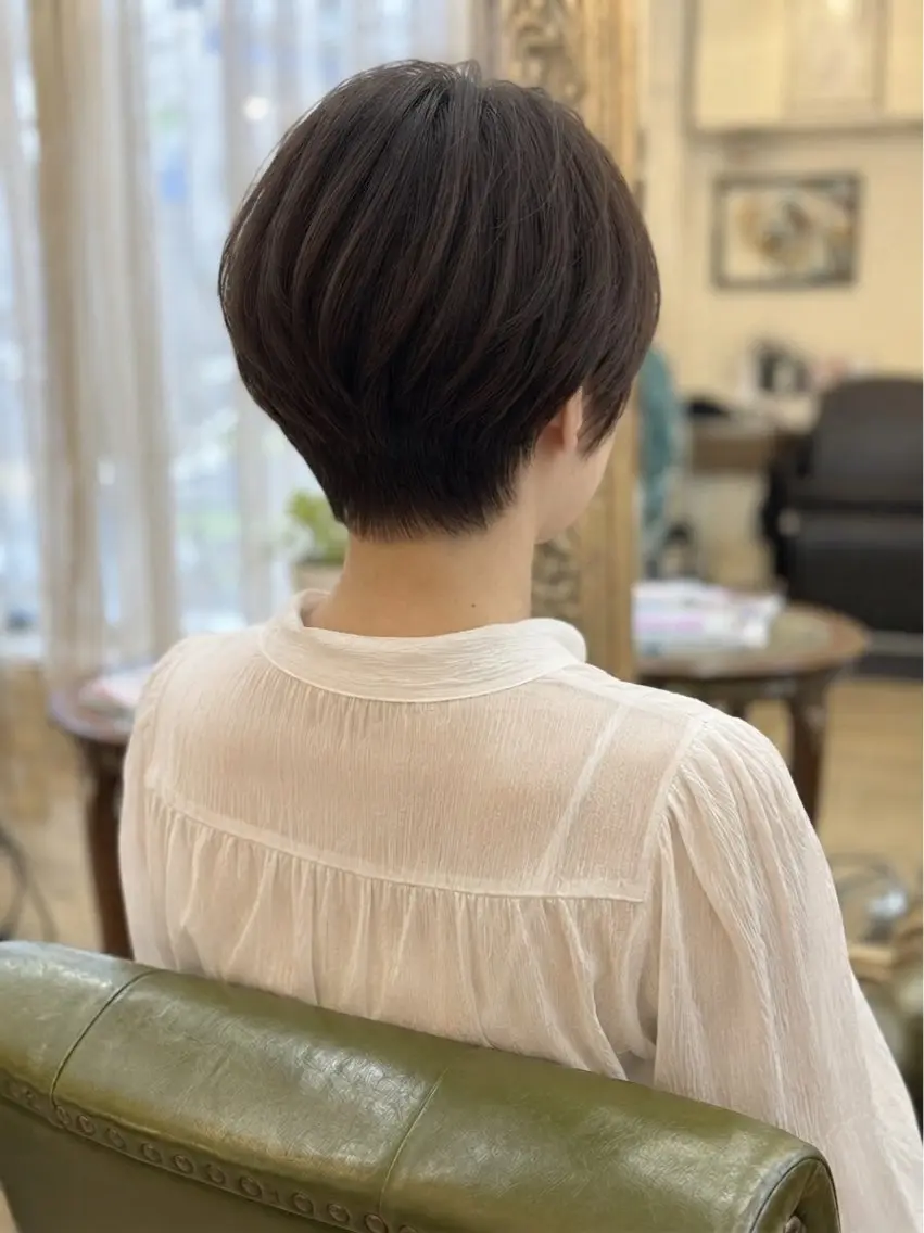 ショート カット 新宿御苑/ショート ショートボブ/山口のヘアスタイル