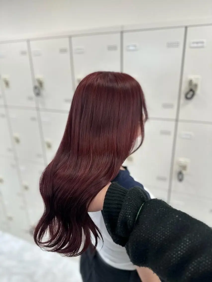 カラー ブリーチ ケアブリーチ ブリーチなしカラー 髪質改善 🍒renka🍒 ボブ/ショート/暖色のヘアスタイル