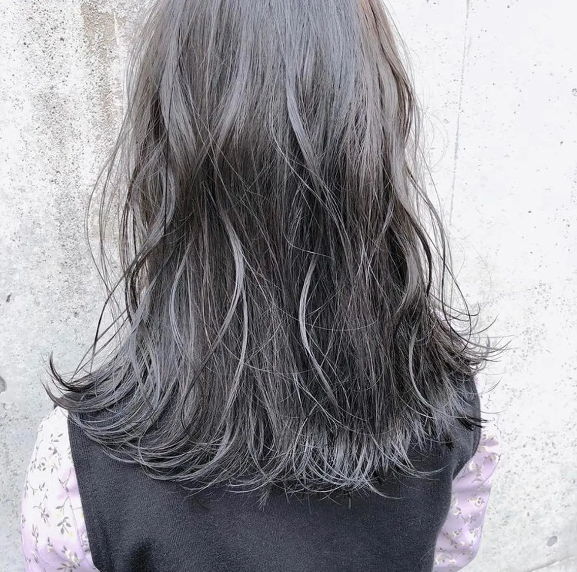 セミロング カラー カット ヘアカラー トリートメント HATSUMEI ゆうまのヘアスタイル