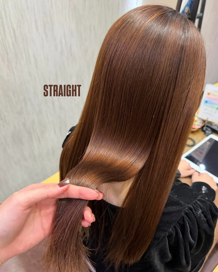 ロング 縮毛矯正 カット ヘアカラー 縮毛矯正 NewiGrande 土屋野明のヘアスタイル