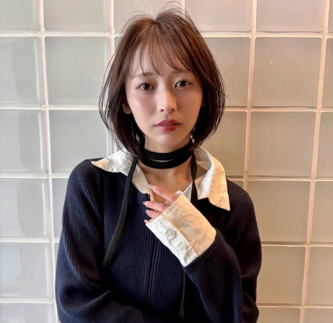 ショート カット 藤田 ゆりなのヘアスタイル
