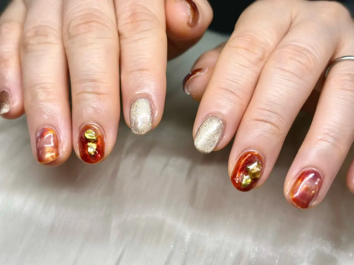 ネイル ジェルネイル ニュアンスネイル ハンドネイル ハンドケア ETE LUNA NAILのネイルデザイン