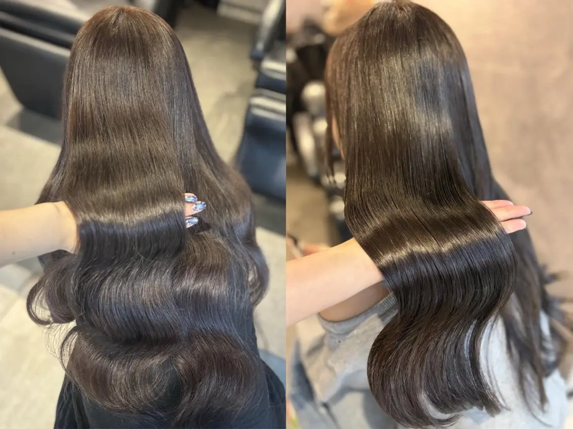 セミロング ヘアカラー トリートメント 🫧神田桃歌🫧🦋 モデル様募集中🦋のヘアスタイル