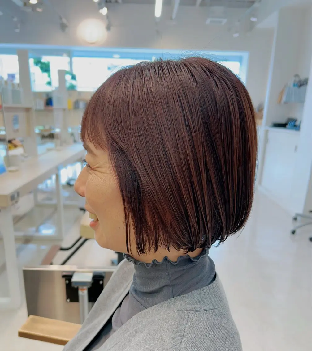 ショート カラー カット ヘアカラー トリートメント chie/お悩み改善 /大人女性◎のヘアスタイル