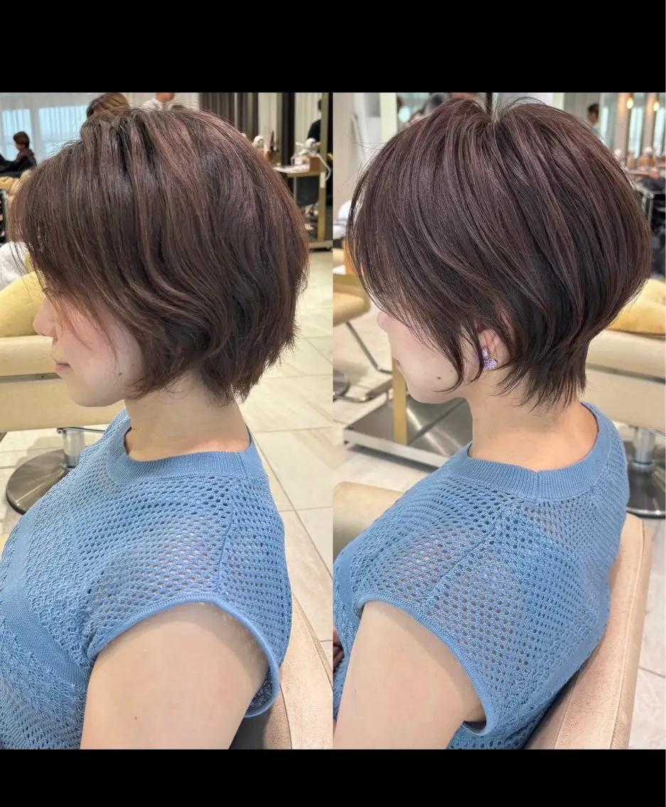 ショート カラー カット ヘアカラー トリートメント 【7月限定価格🌟】 ショート特化/荒砂のヘアスタイル