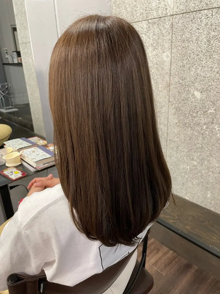ロング トリートメント カット ヘアカラー トリートメント ✨terra✨佐伯 晋吾のヘアスタイル