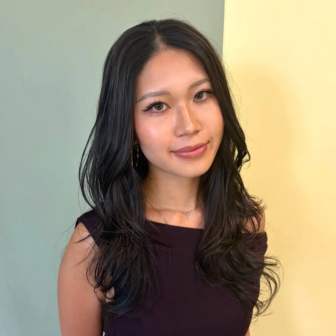 ロング カラー ダークグレー ダークグレージュ グレージュ レイヤーカット ロング 🫧透明感カラー/ 青山瑞季🫧のヘアスタイル