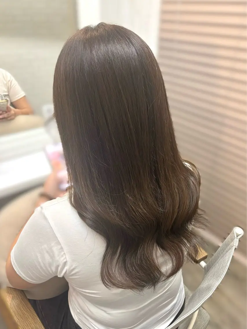 ロング カラー ヘアカラー トリートメント THETAふじみ野 /美友のヘアスタイル