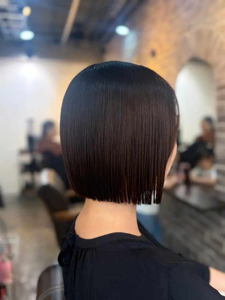 ショート カット トリートメント 縮毛矯正/暖色系 /徳田真緒のヘアスタイル