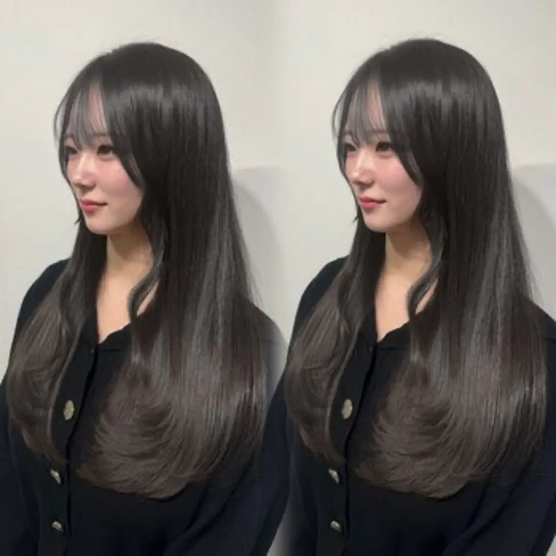 ロング カット ヘアカラー トリートメント 🫧とぅるん艶髪🫧 透明感カラー×猿渡のヘアスタイル