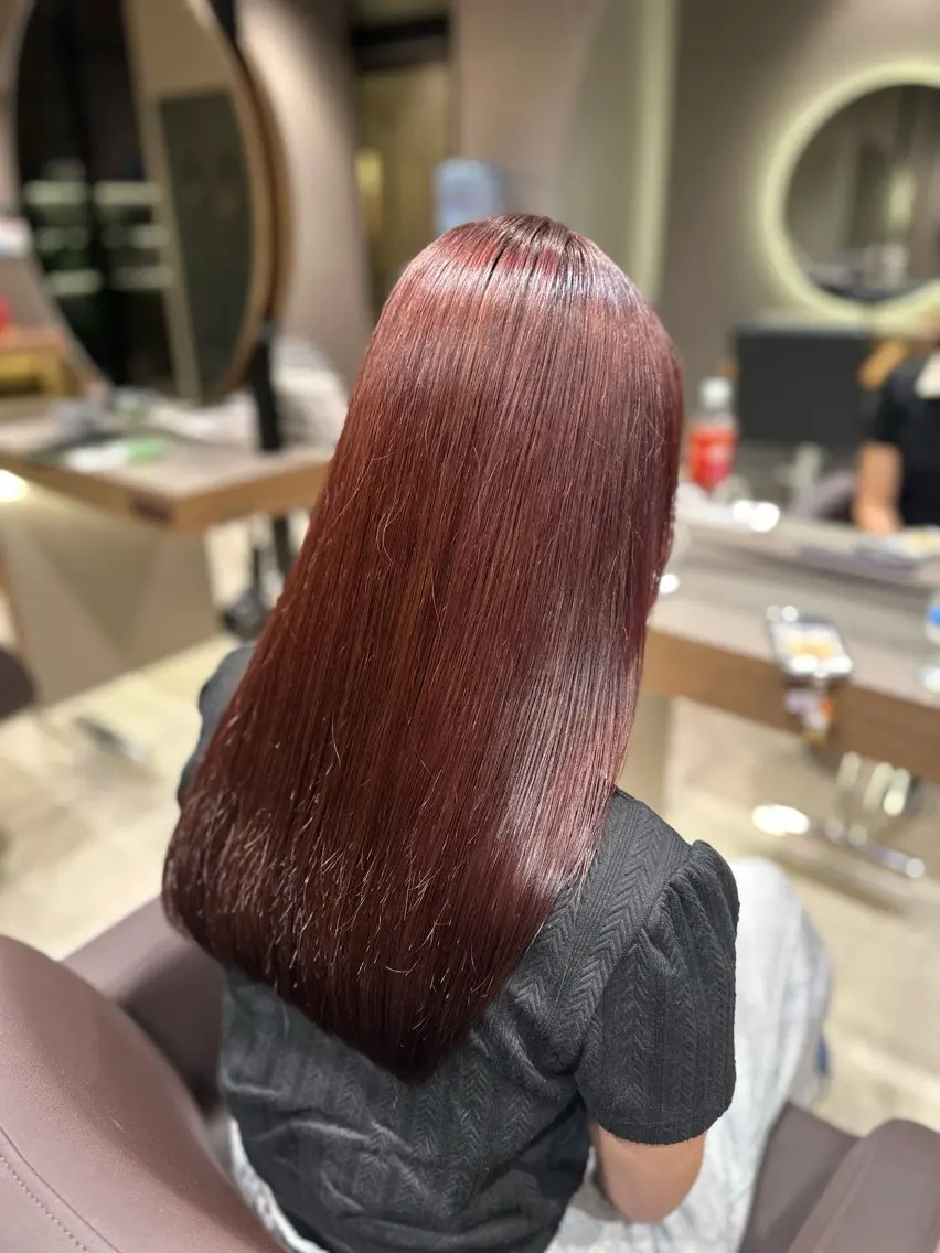 カラー ブリーチ ブリーチなしカラー ヘアカラー 🖤ྀི渡邉 あみか🖤ᩚのヘアスタイル