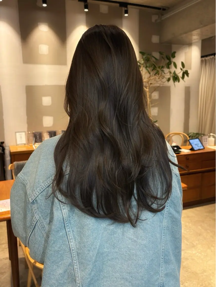 セミロング カット ヘアカラー トリートメント 似合わせレイヤー モテカラー🤍三科のヘアスタイル