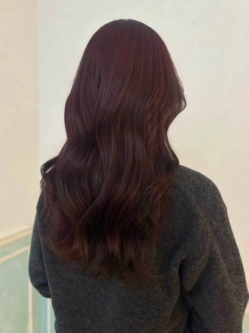 ロング カラー 艶感暖色カラー🥀/ レイヤー / れいかのヘアスタイル
