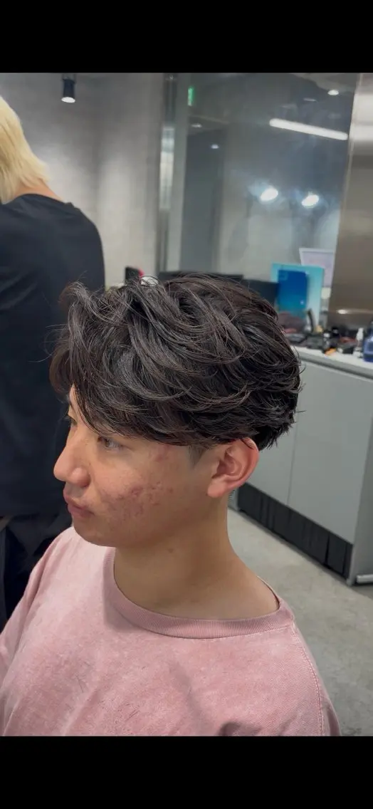 ショート パーマ メンズ フェザーパーマ メンズパーマ トレンド🔥メンズ 特化⚡️網野裕希のヘアスタイル