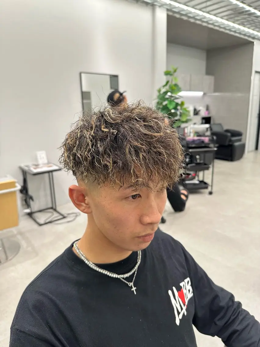 カット+パーマの写真