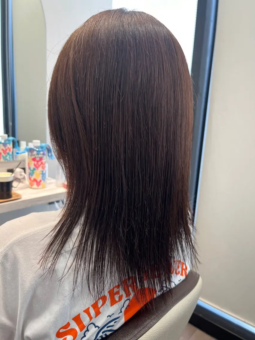 ロング 髪質改善 トリートメント 藤井 仁紀のヘアスタイル
