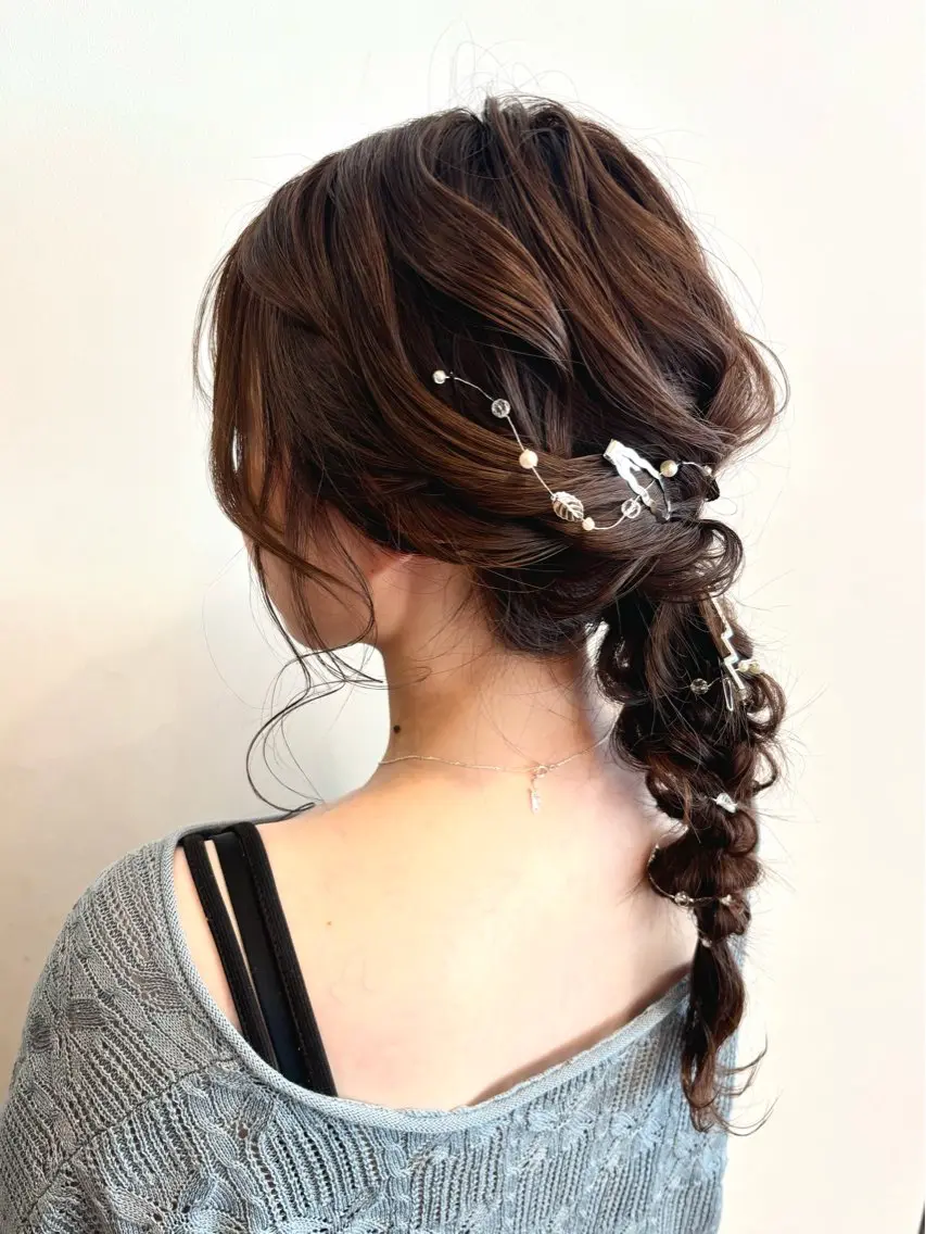 ヘアセット＆メイクの写真