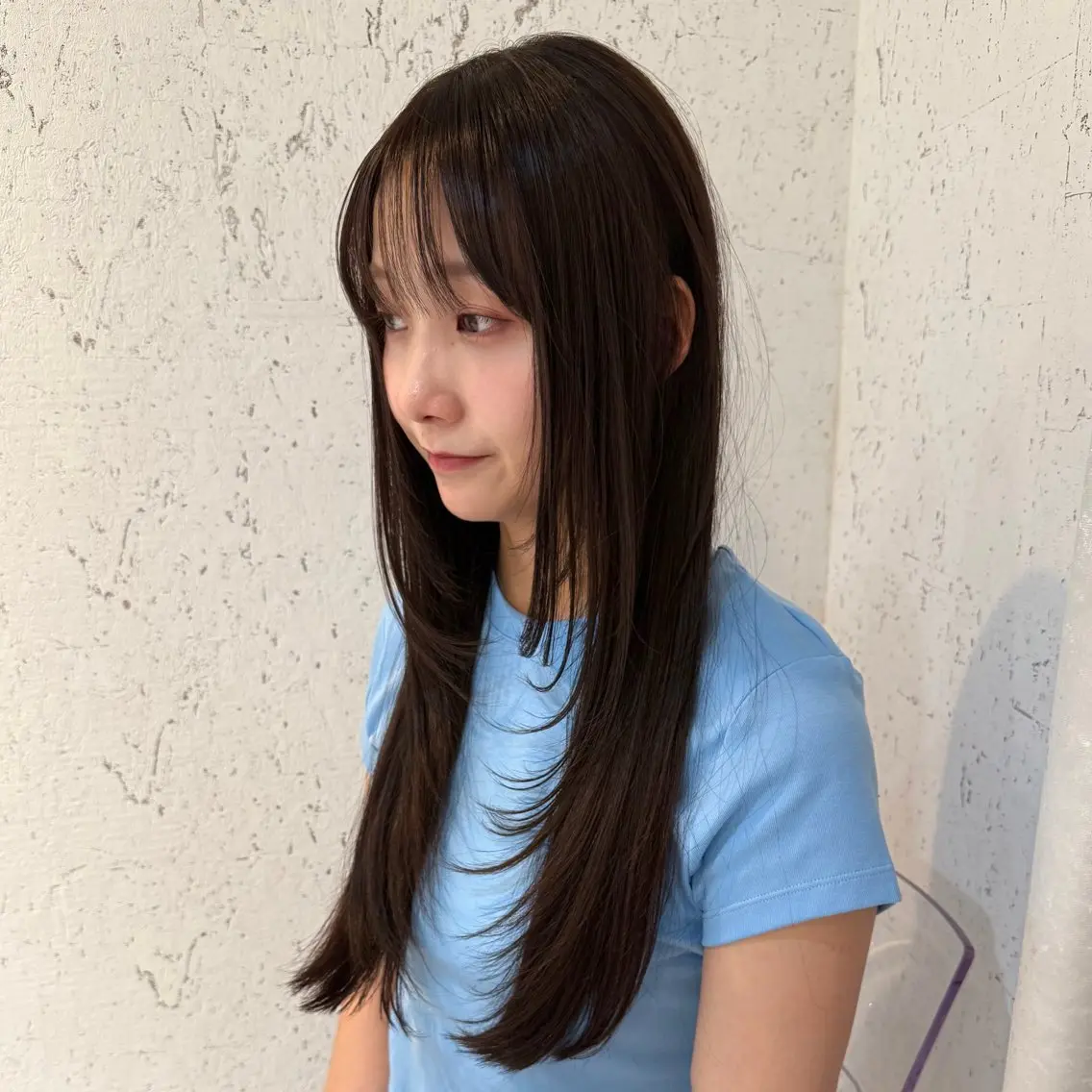 ロング カラー 透明感カラー ヘアカラー トリートメント mai / linoah˚✧のヘアスタイル
