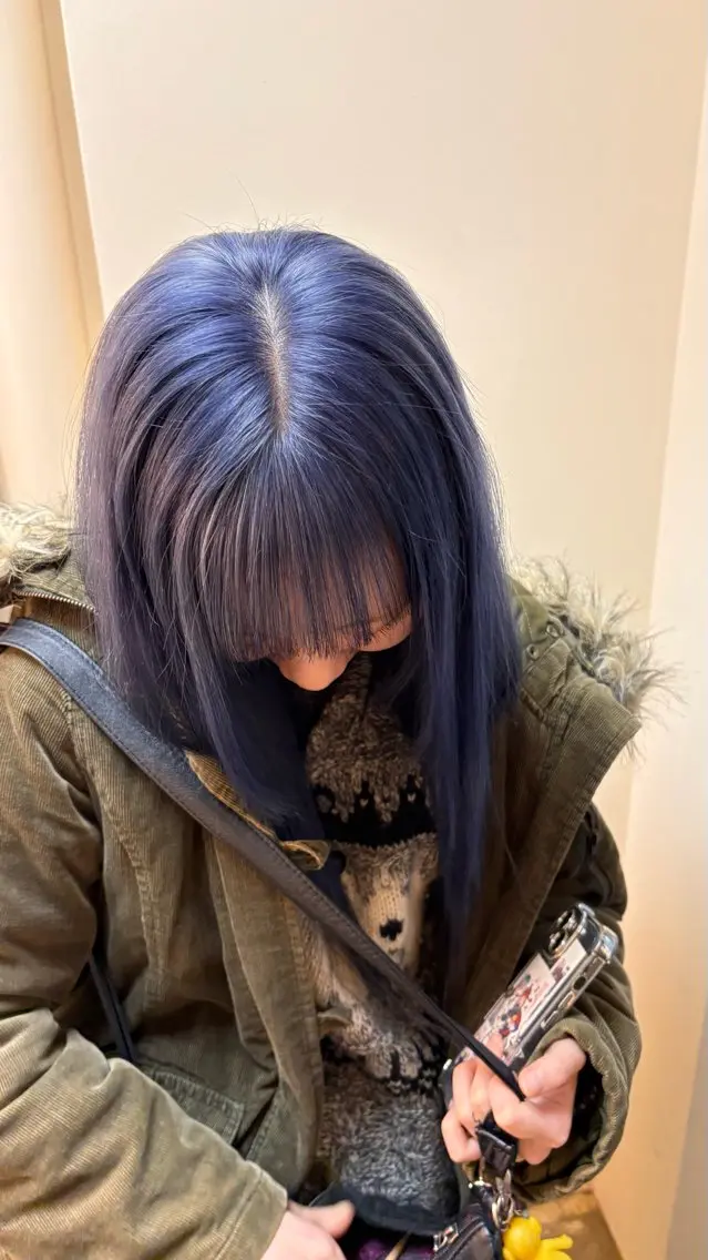ロング カラー 透明感カラー ヘアカラー パ ルのヘアスタイル