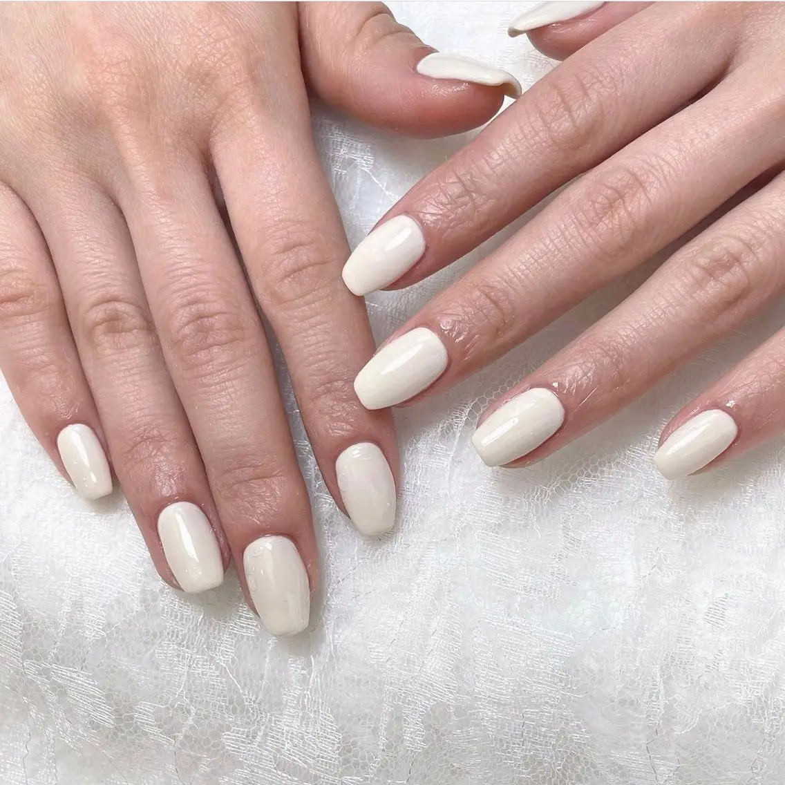 シンプルワンカラーnail🩷の写真