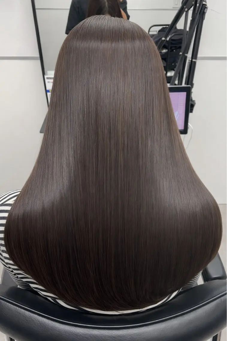 セミロング カラー カット ヘアカラー トリートメント 💗大人艶×髪質改善 カラー💗AYAKIのヘアスタイル