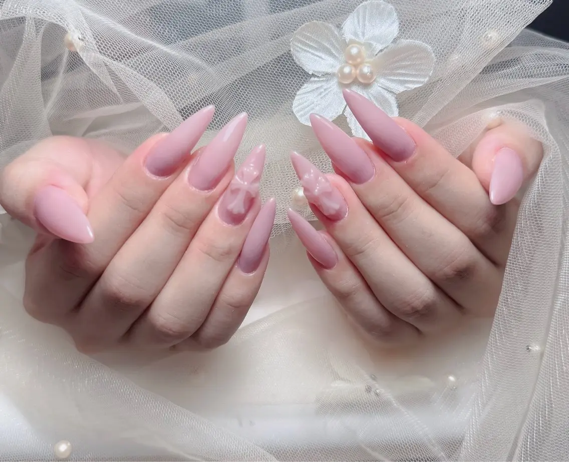 ネイル アートネイル 韓国ネイル 持ち込み ワンホンネイル ハンドネイル Lenie Nail Salonのネイルデザイン