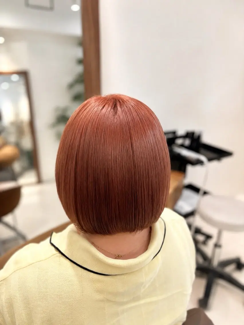 ミディアム トリートメント トリートメント 透明感カラー🩵海外 ヘア/chiharuのヘアスタイル