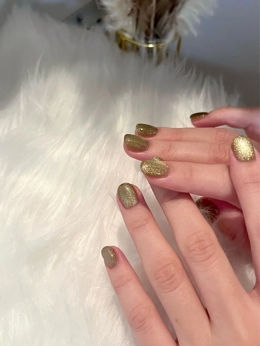ネイル マグネットネイル マグネットワンカラー ワンカラーネイル ハンドネイル Chipi Nailのネイルデザイン