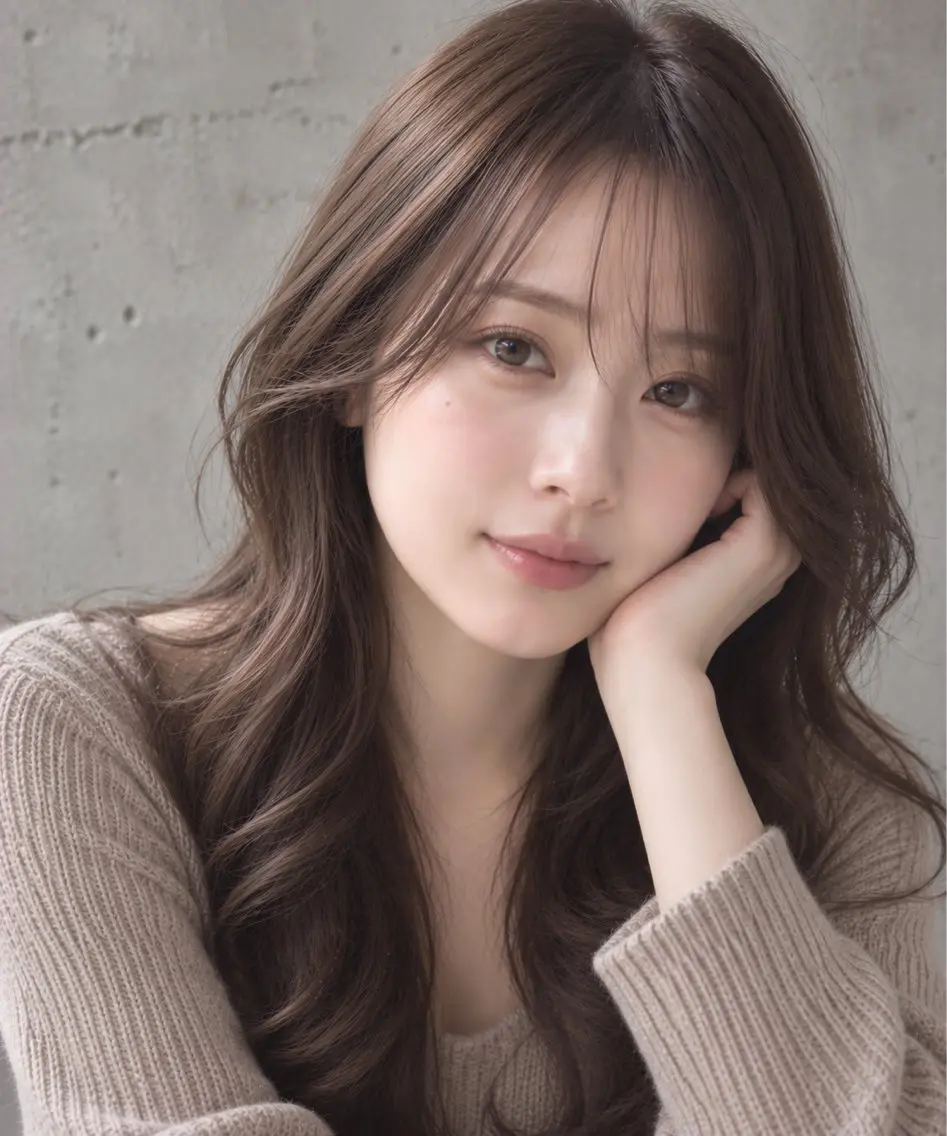 ミディアム カラー Lumiere 鈴木翔平のヘアスタイル