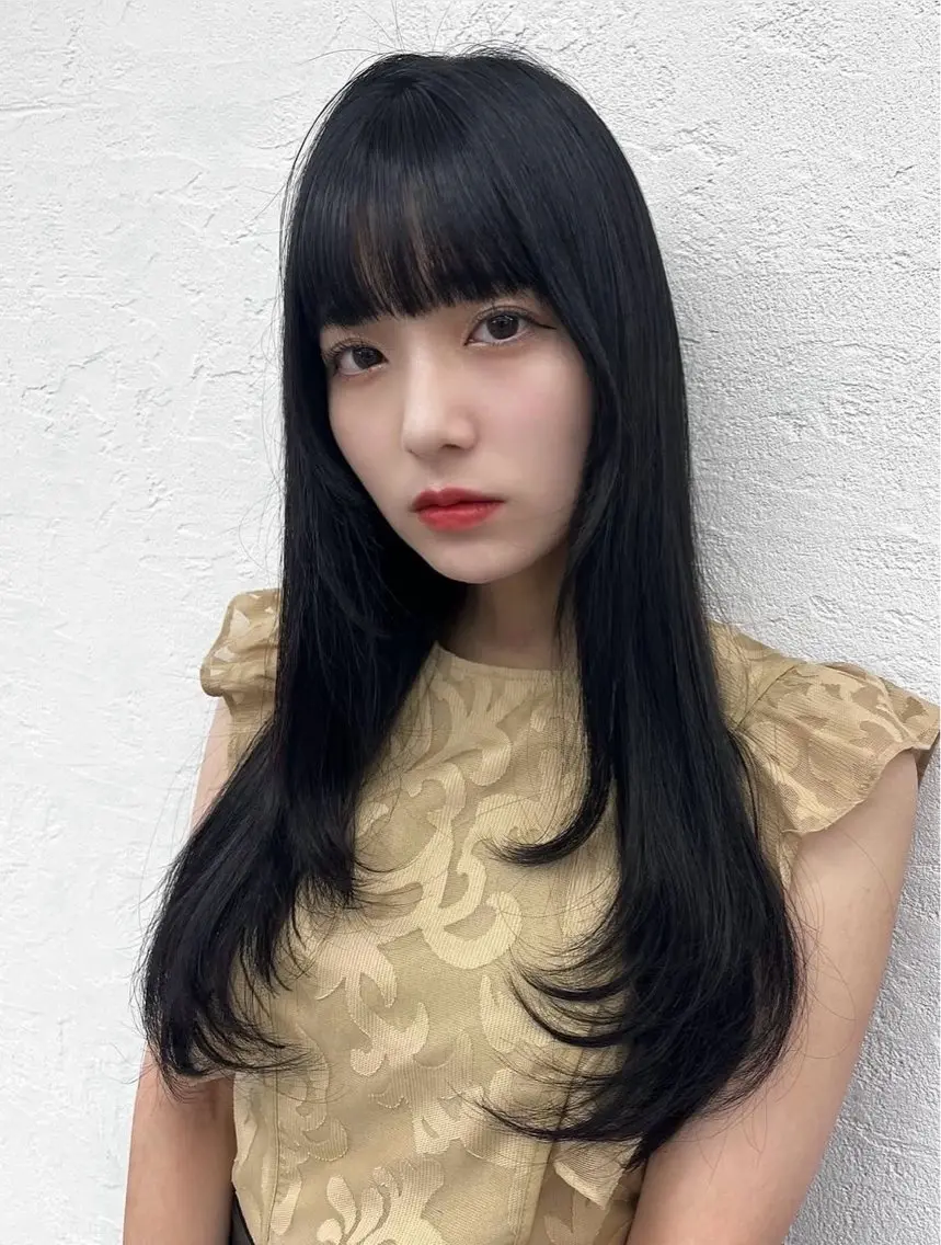 レイヤーカットの写真