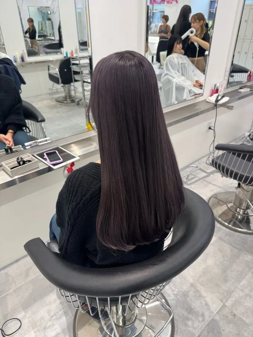 ロング カラー ヘアカラー Parve  Mix 🫧梶川虹のヘアスタイル